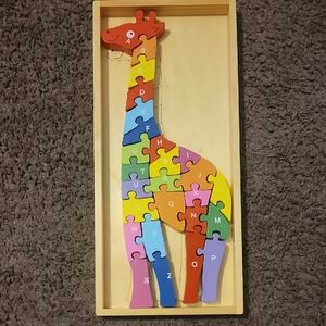 Colorful Giraffe Puzzle Toy